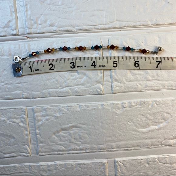 Elegant Multicolor Crystal Bracelet - Picture 6 of 10